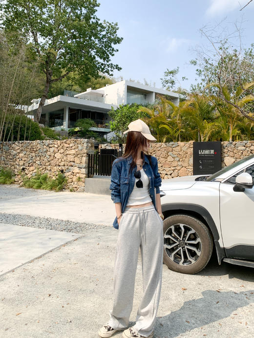 【149元任选2件】现货！4色百搭松紧腰显瘦休闲裤 商品图7