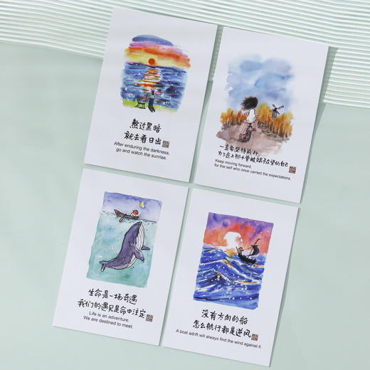 小林漫画 高端棉卡纸 特种纸张 明信片 凹凸纹理  明信片 商品图1