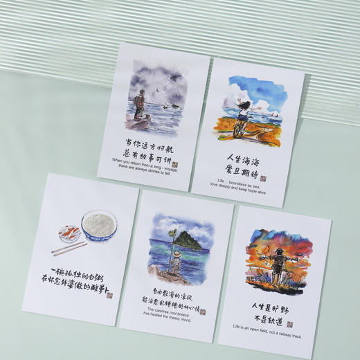 小林漫画 高端棉卡纸 特种纸张 明信片 凹凸纹理  明信片 商品图6