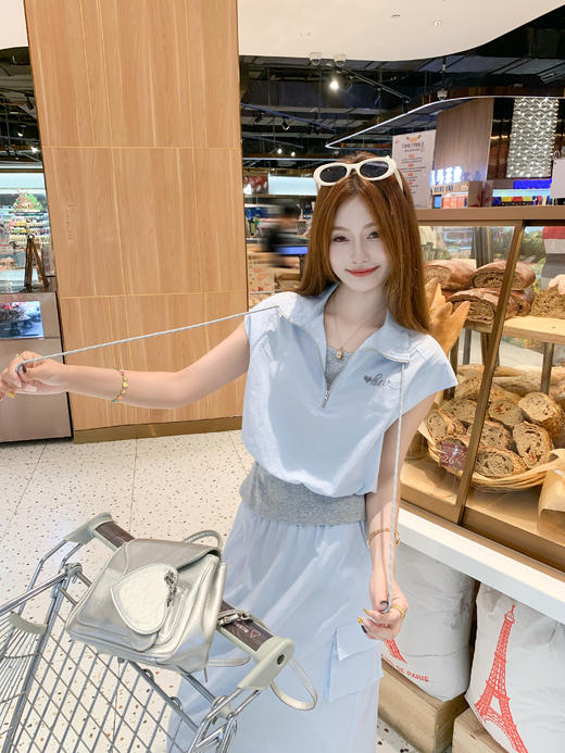 <曾小咸推荐>现货秒杀！最后一波 ！抢到赚到！韩系休闲工装半身裙 日常159.99 立减90 秒杀69.99！ 商品图11