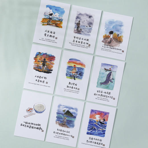 小林漫画 高端棉卡纸 特种纸张 明信片 凹凸纹理  明信片 商品图2