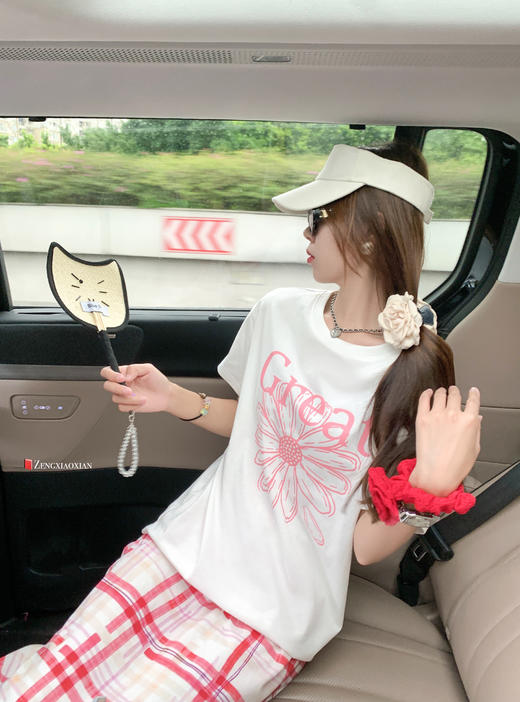 <曾小咸推荐>现货秒杀！最后一波 ！抢到赚到！甜美减龄印花短袖 日常109.99 立减50 秒杀59.99！ 商品图11