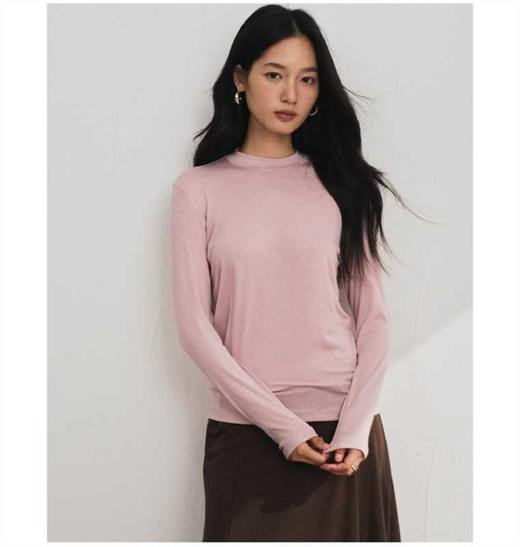 打底界的爱马仕‼️面料党狂喜🔥【立体缝线小立领醋酸羊毛系列】🐑 轻~垂~糯~ 裸感透气 奢华舒适 简直是享受☁️ 百搭不挑人🔥 ❌某宝同款在售 商品图0