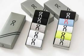 QC情侣款中筒袜运动休闲跑步健身袜