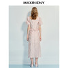 MAXRIENY浪漫新中式上衣优雅短袖上衣提花泡泡袖甜美25夏季新款(货号:MF86TP017) 商品缩略图3