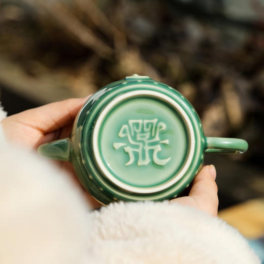 梅子青战鼓壶 商品图1