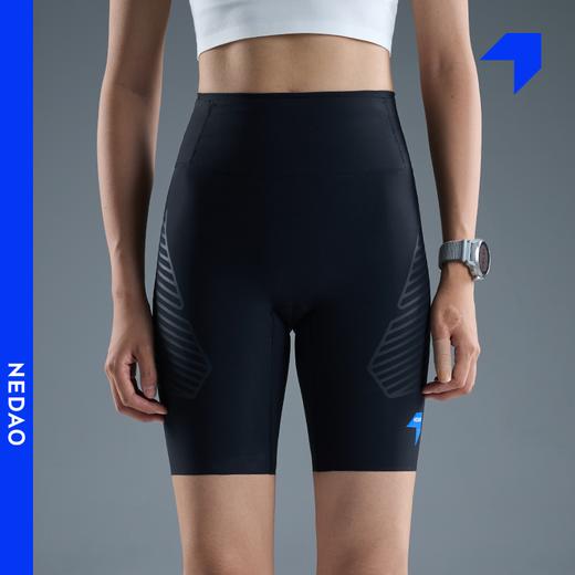 内道聚能力收纳五分紧身裤女透气弹力支撑越野跑步裤 商品图3