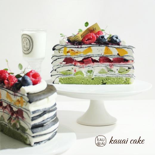 烤爱·果缤纷千层6寸·生日蛋糕系列·下午茶聚会生日节日【仅限深圳同城配送】 商品图3