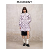 【防寒】MAXRIENY冬连帽小香风时尚加厚保暖格纹羽绒服(货号:MS88DC532) 商品缩略图2