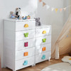 天马（TENMA）宜得利家居 抽屉式收纳柜储物柜床头柜塑料整理柜木制天板抽屉柜 商品缩略图5