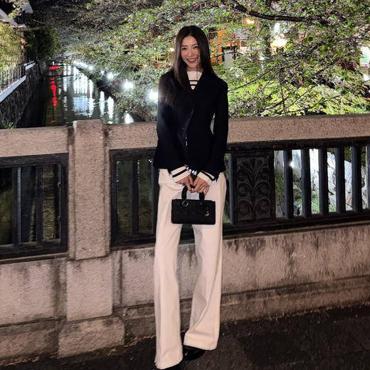 ROMI STUDIO“自我轮廓”桑蚕丝羊毛三粒扣廓形西装外套RWCAWW3709 商品图0