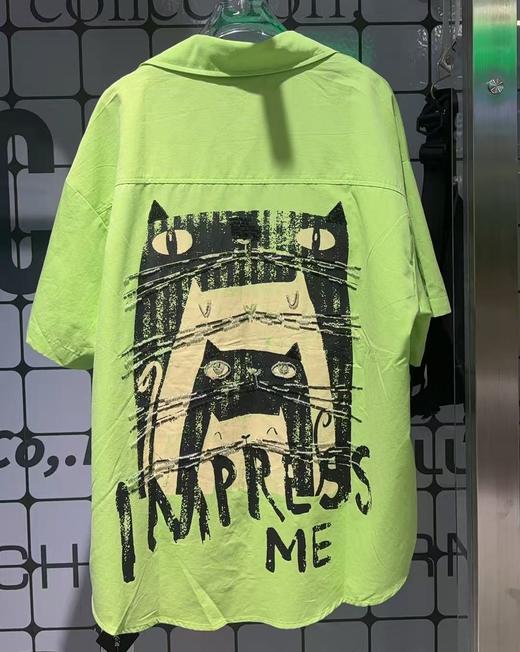 NC翻领前后大图镶亮片短袖衬衫50501夏季007912201014 商品图1