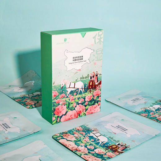 保加利亚玫瑰纯露保湿面膜  补水保湿 面贴膜 学生可用 商品图1