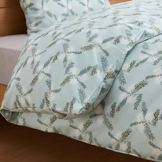 全棉清新印花被单学生寝室宿舍纯棉被套黛西被套枕套 商品图3