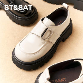 星期六经典学院风搭扣乐福鞋SSD3111003