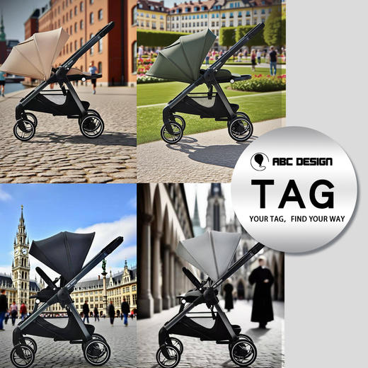 德国ABC DESIGN TAG 推车  新生儿双向座椅三挡调节 0-4岁 商品图2