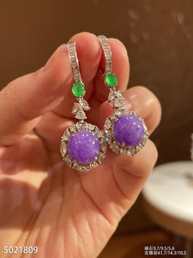 5021809，紫罗兰蛋面耳坠。具体价格微信咨询