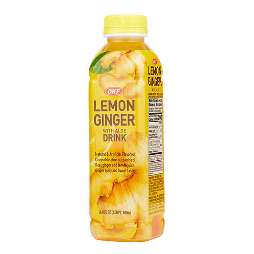 OKF 芦荟柠檬姜汁味饮料 500ml  4瓶/箱 商品图3