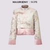 MAXRIENY贵雅新中式短外套2025秋冬新款设计感国风盘扣提花上衣女(货号:MS85JA514) 商品缩略图3