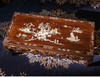 独角鹿西洋古董1900年代亚洲出品花果竹节造型硬木精雕装饰传统田园人物主题螺钿镶嵌桌几 商品缩略图2