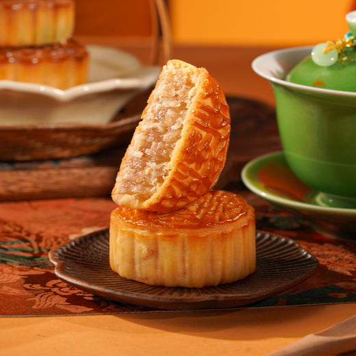 广州酒家非凡臻品月饼礼盒805g 蛋黄 果仁广式月饼送礼团购 中秋月饼 商品图4