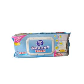 维达60片厨房清洁湿巾VW4001