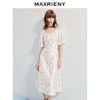 MAXRIENY2025夏连衣裙新款碎花公主连衣裙中长裙泡泡袖显白裙子(货号:MF86DR256) 商品缩略图2