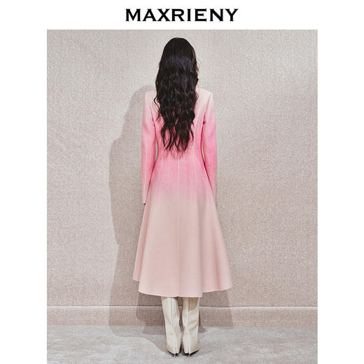 【贵雅日常-商场同款】MAXRIENY渐变流苏收腰大衣外套秋冬新款(货号:MC85CT508) 商品图3