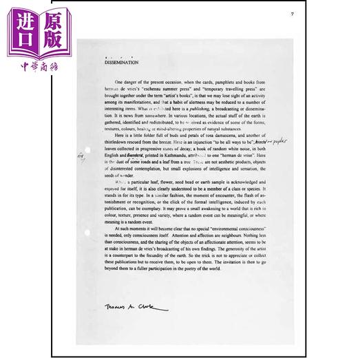 【中商原版】Herman de Vries Publisher 进口艺术 赫尔曼 德 弗里斯 商品图2