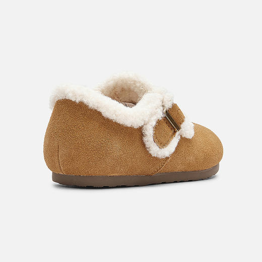巴拉巴拉童鞋儿童勃肯鞋女童拖鞋加绒2025新款秋冬鞋子舒适潮防滑 商品图3