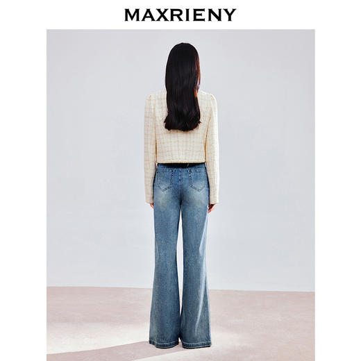 MAXRIENY千金小香风外套女短款西装25春季新款高级名媛气质感女装(货号:MS85JA788) 商品图4