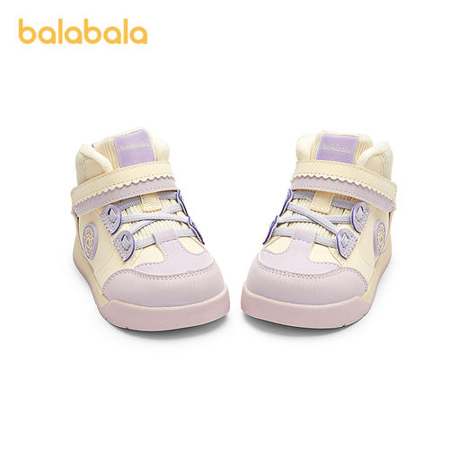 巴拉巴拉童鞋儿童板鞋男女童学步鞋鞋子2025新款春秋加绒休闲鞋潮 商品图4