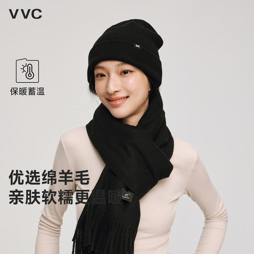 VVC 燃点·绒语围巾 含7.6%绵羊毛 秋冬百搭 御寒保暖 48小时发货 商品图4
