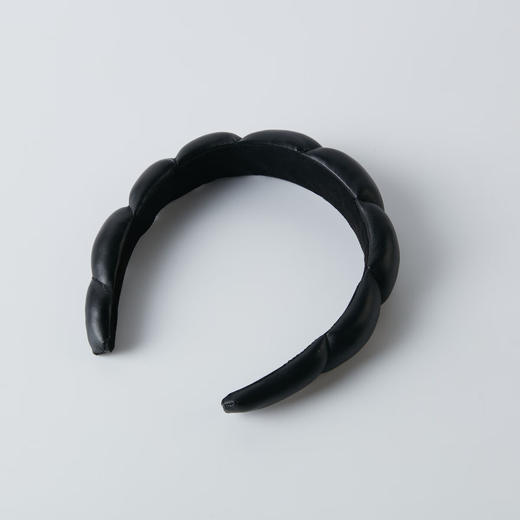  复古百搭发饰气质PU皮质海绵头箍时尚仿皮革PU发箍 商品图3