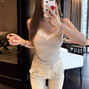 维多利亚五色蕾丝螺纹吊带背心0828 商品缩略图1