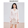 MAXRIENY欧若智性风衬衫女春日氛围感温柔衬衣系带收腰显瘦上衣女(货号:MS85TP759) 商品缩略图0