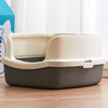  豆腐猫砂猫砂盆防溅开放式猫厕所简易猫屎盆带铲子 商品缩略图5