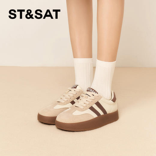 星期六百搭奶棕配色德训板鞋SSD1112960 商品图4