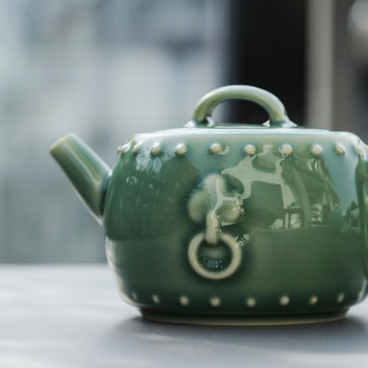 梅子青战鼓壶 商品图0