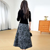 XYKL-25B05时尚印花两件套连衣裙女新款2025年秋季韩版气质优雅女装潮流裙子 商品缩略图2