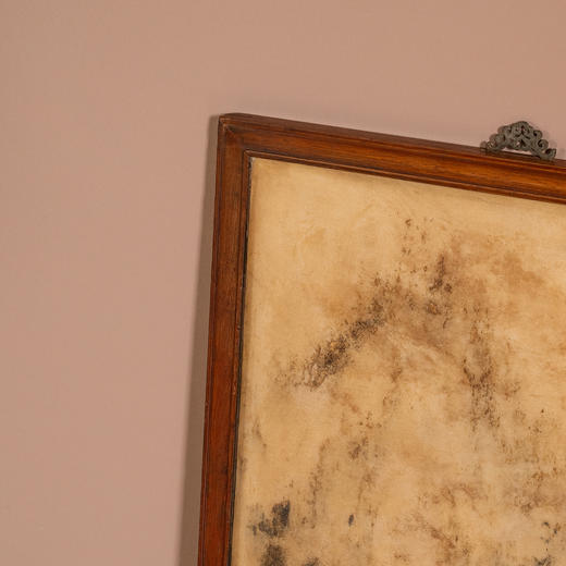 清	红木镶云石挂屏 商品图3