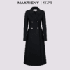 MAXRIENY【商场同款】赫本风毛呢外套女24新款西装式羊毛中长款大衣(货号:MS85CT758) 商品缩略图4