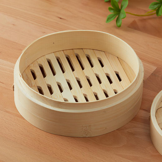 竹蒸笼小笼包蒸屉蒸包子竹编小蒸锅竹制蒸格 商品图1