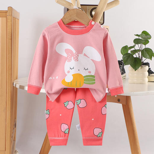 【亲肤柔软】儿童内衣套装纯棉秋衣秋裤男童打底保暖睡衣女童家居服春秋款童装。rb 商品图8