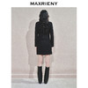 MAXRIENY秋冬小香风黑色高腰半身裙时尚显瘦秋季粗花呢短裙(货号:MS85SK760) 商品缩略图3