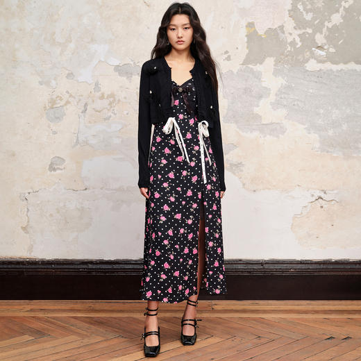 MAXRIENY芭蕾风系带针织开衫早秋外搭(货号:MC88JA591) 商品图1