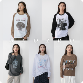 【单拍不发】【任选2件89元】纯棉印花长袖T恤DJG-CX-350