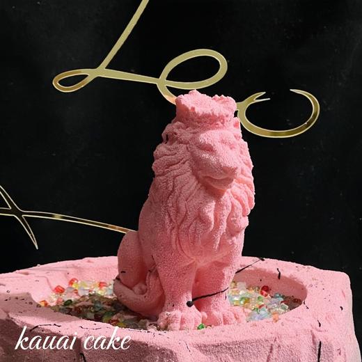 烤爱·狮子座 星座蛋糕6寸（草莓慕斯+树莓草莓库利+巧克力脆脆）·生日蛋糕系列·下午茶聚会生日节日【仅限深圳同城配送】 商品图4