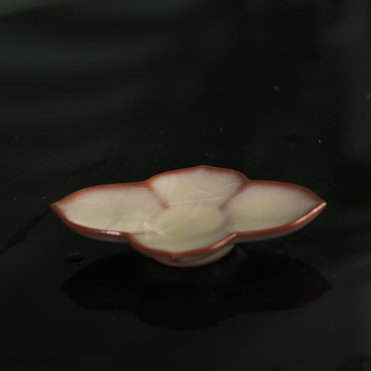 问鼎哥窑牛角款闻素杯垫 5入 商品图0