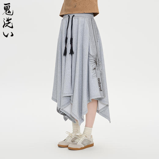 ONIARAI/鬼洗25秋季黑标古石器时代幻想植物半截卫裙女式 25A9402 商品图2